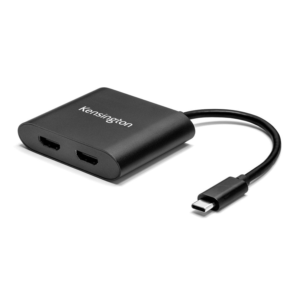 Kensington USB-C zu HDMI Adapter – 4K (3840 × 2160), 2× HDMI, HDMI 1.4 – Schwarz