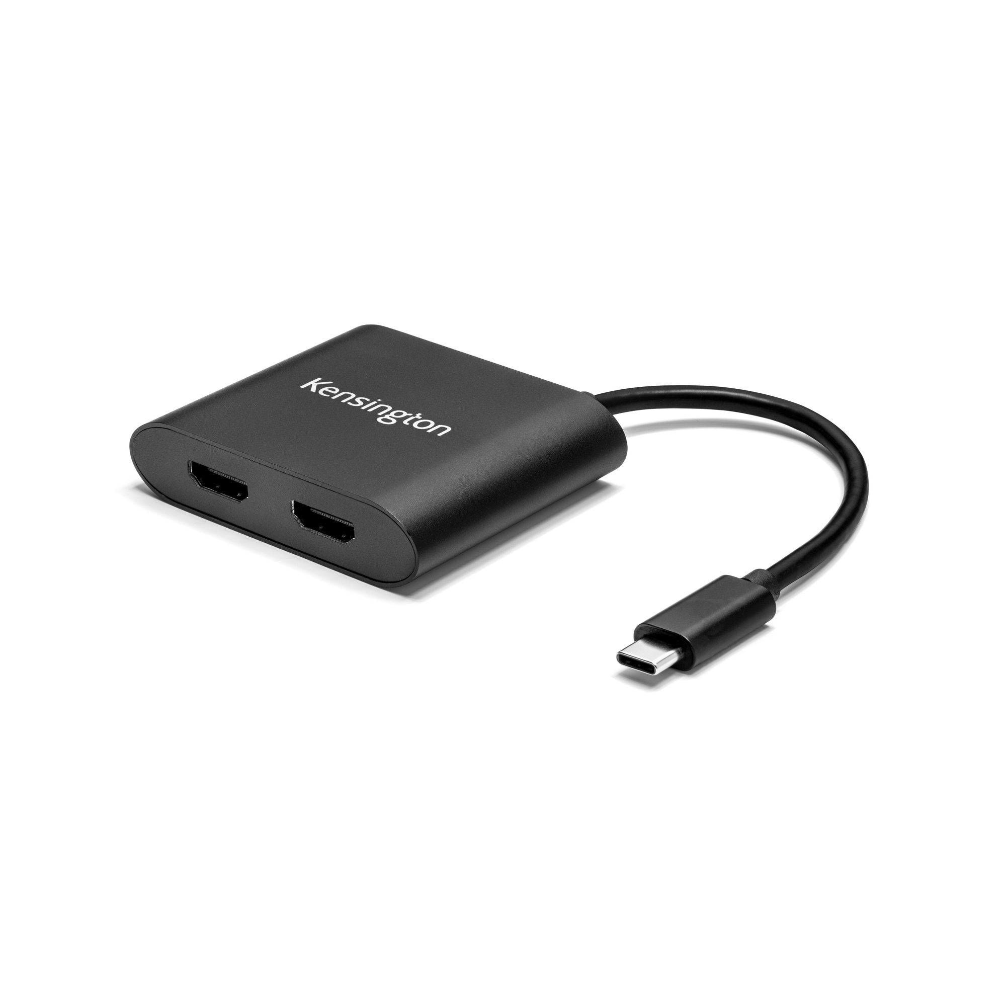 Kensington USB-C zu HDMI Adapter – 4K (3840 × 2160), 2× HDMI, HDMI 1.4 – Schwarz