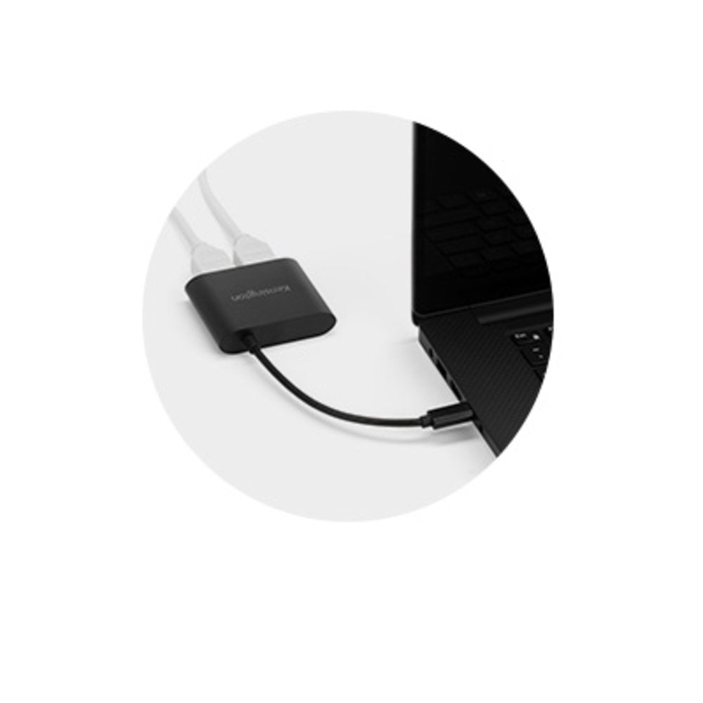 Kensington USB-C zu HDMI Adapter – 4K (3840 × 2160), 2× HDMI, HDMI 1.4 – Schwarz