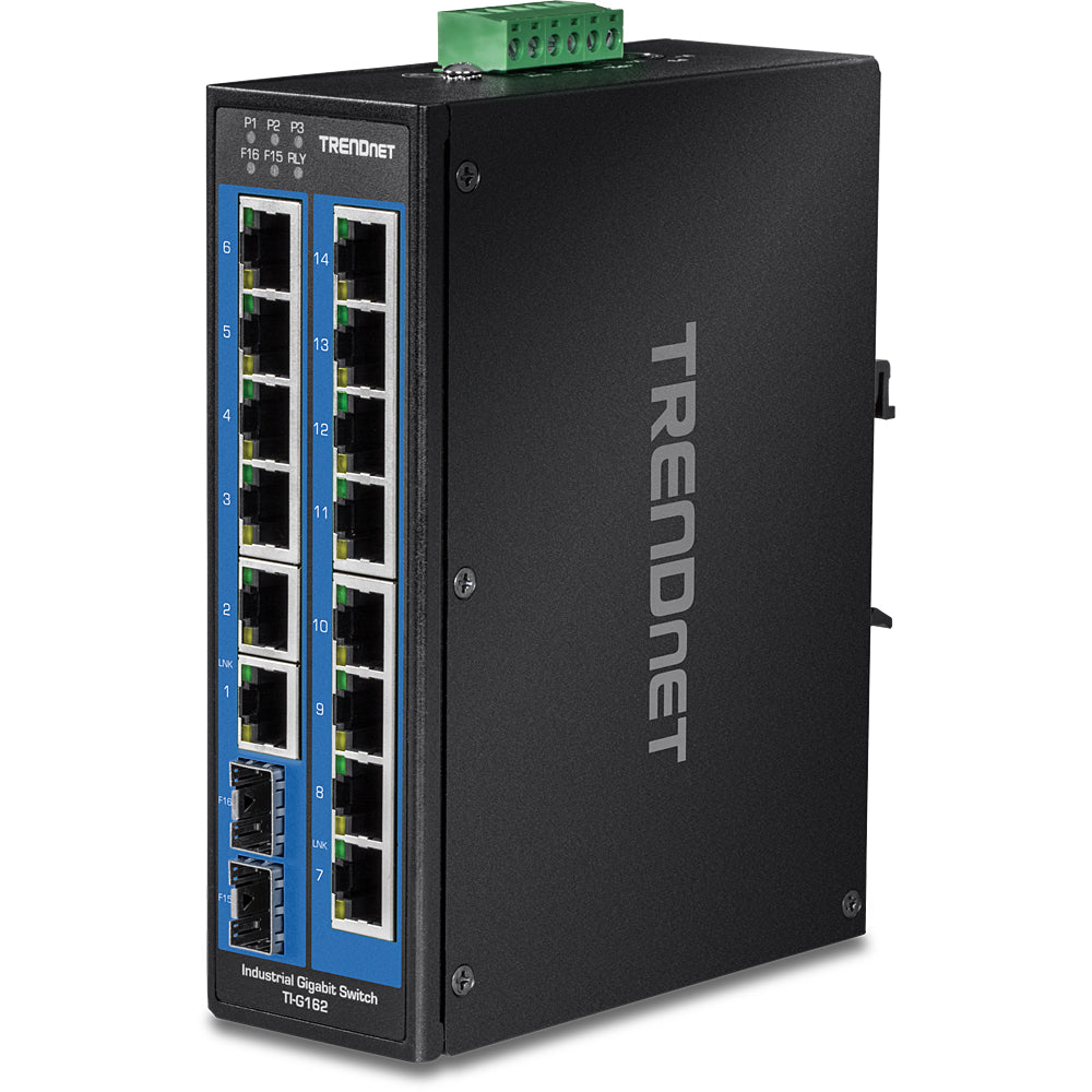 TRENDnet TI-G162 – Managed Switch – 14×GbE, 2×SFP