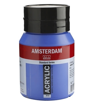 Royal Talens Amsterdam Standard Acrylfarbe – Kobaltblau – 500 ml, Flasche