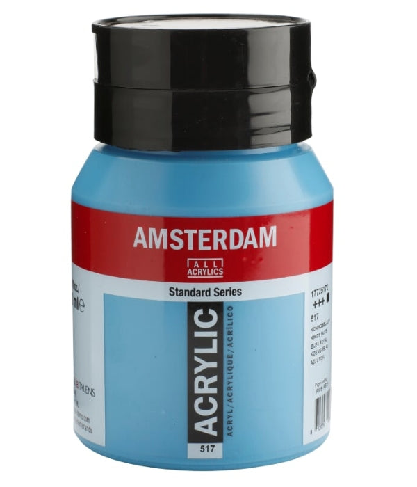 Royal Talens AMSTERDAM Standard Acrylfarbe – Blau – 500 ml Flasche