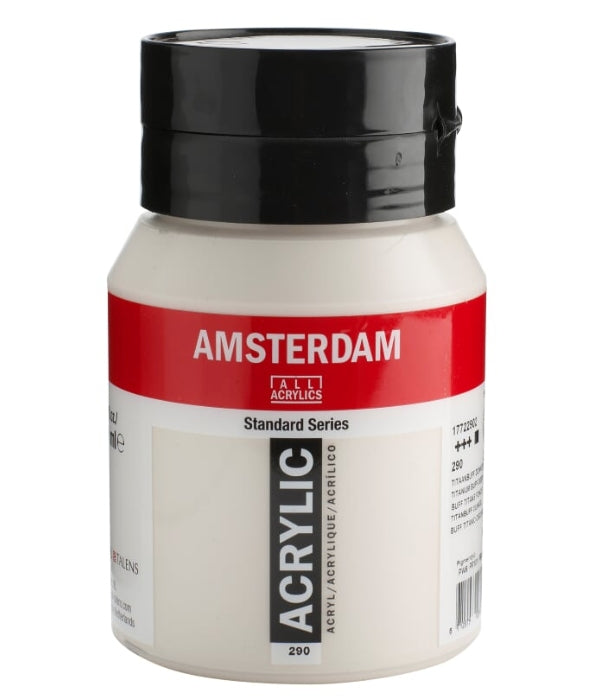 Royal Talens Amsterdam Standard Acrylfarbe – Titan – 500 ml Flasche