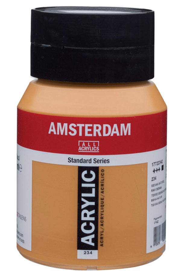Royal Talens Amsterdam Standard Acrylfarbe – Braun, deckend – 500 ml – für Stein
