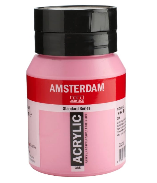 Royal Talens Amsterdam Standard Acrylfarbe – Rosa, deckend – 500 ml – für Papier