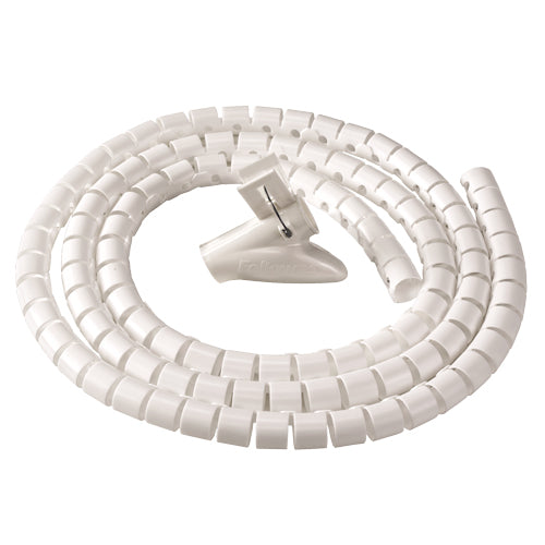 Fellowes CableZip 9929901 – Kabelschlauch, Ø 20 mm, 2 m, weiss