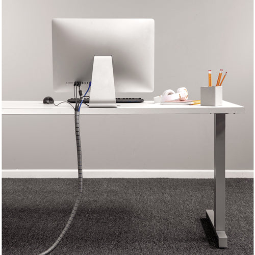 Fellowes CableZip Kabelschlauch, Ø 20 mm × 2 m – silber