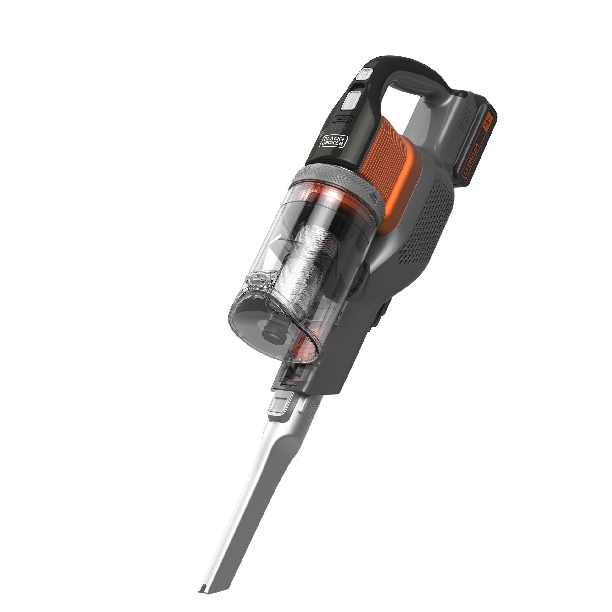 Black & Decker BLACK+DECKER Stabstaubsauger BHFEV182C-QW – 2-in-1, 2000 mAh, 0,7 l, Akkubetrieb