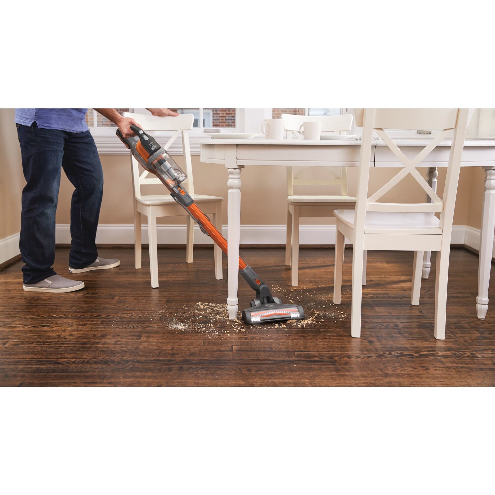 Black & Decker BLACK+DECKER Stabstaubsauger BHFEV182C-QW – 2-in-1, 2000 mAh, 0,7 l, Akkubetrieb