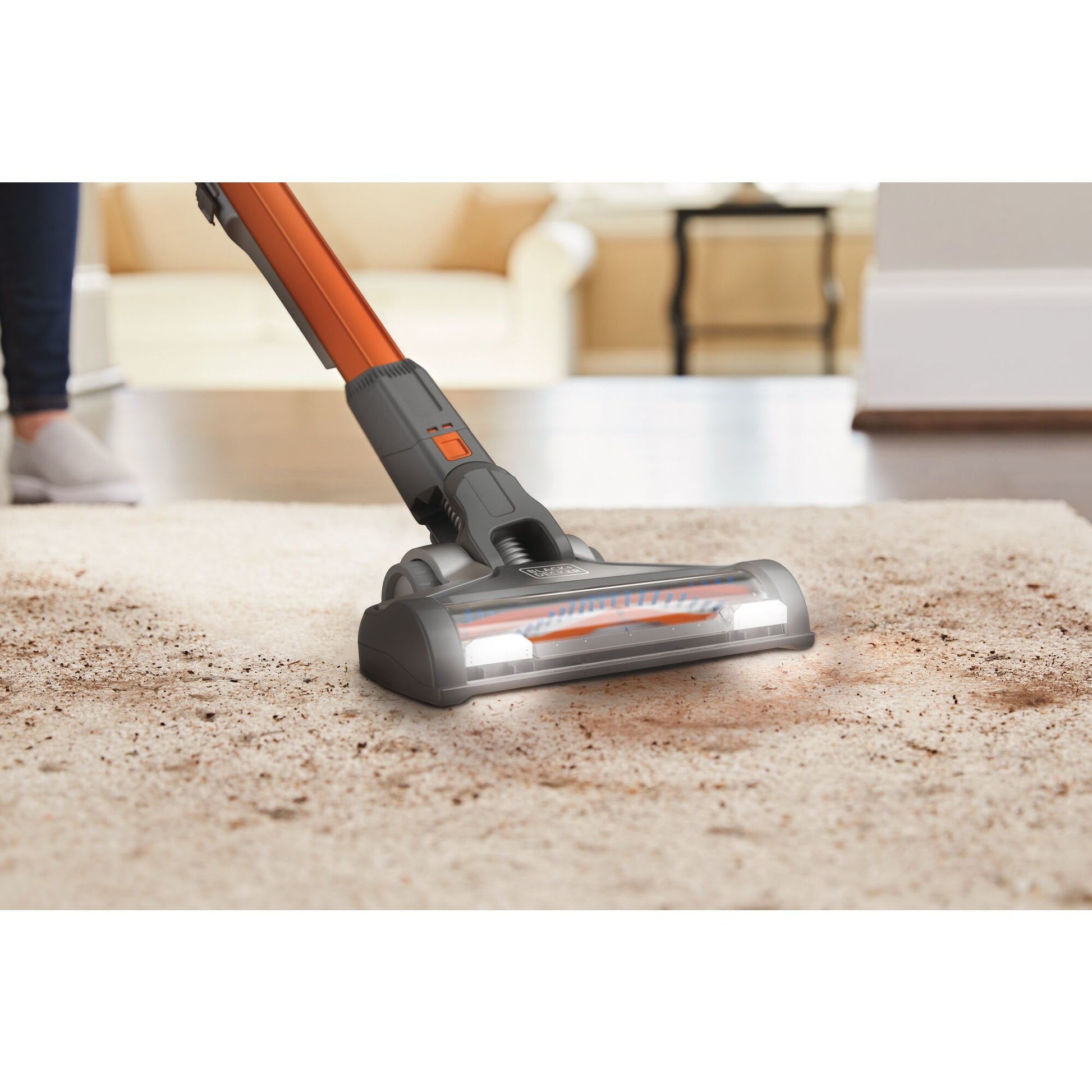 Black & Decker BLACK+DECKER Stabstaubsauger BHFEV182C-QW – 2-in-1, 2000 mAh, 0,7 l, Akkubetrieb