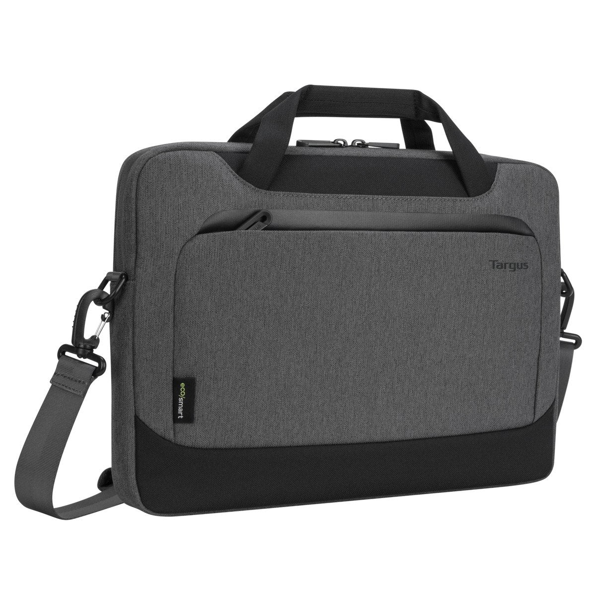 Targus Notebook-Tasche für bis 15,6" – abnehmbarer Schultergurt, Fronttasche – Grau