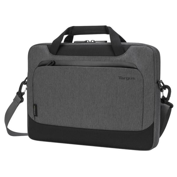 Targus Notebook-Tasche für bis 15,6" – abnehmbarer Schultergurt, Fronttasche – Grau