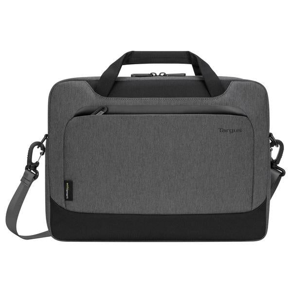 Targus Notebook-Tasche für bis 15,6" – abnehmbarer Schultergurt, Fronttasche – Grau