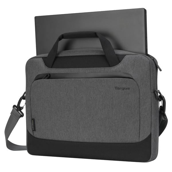 Targus Notebook-Tasche für bis 15,6" – abnehmbarer Schultergurt, Fronttasche – Grau