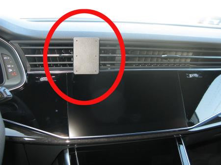 Brodit Proclip 855462 – Auto-Halterung (passiv) – Lüftungsschlitz – für Audi Q8 (2018–2020) – Schwarz