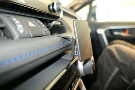 Brodit Auto-Halterung, Schraubbefestigung – Universal – Schwarz, ABS