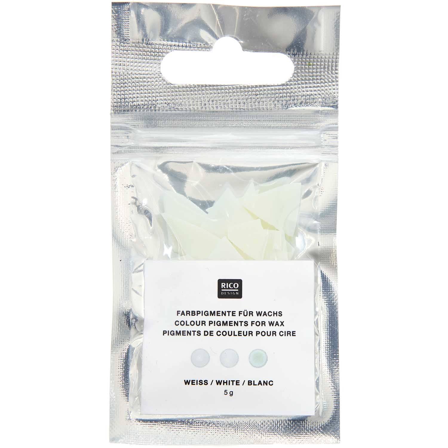 Rico Design Kerzenfarbe – Weiss – 5 g