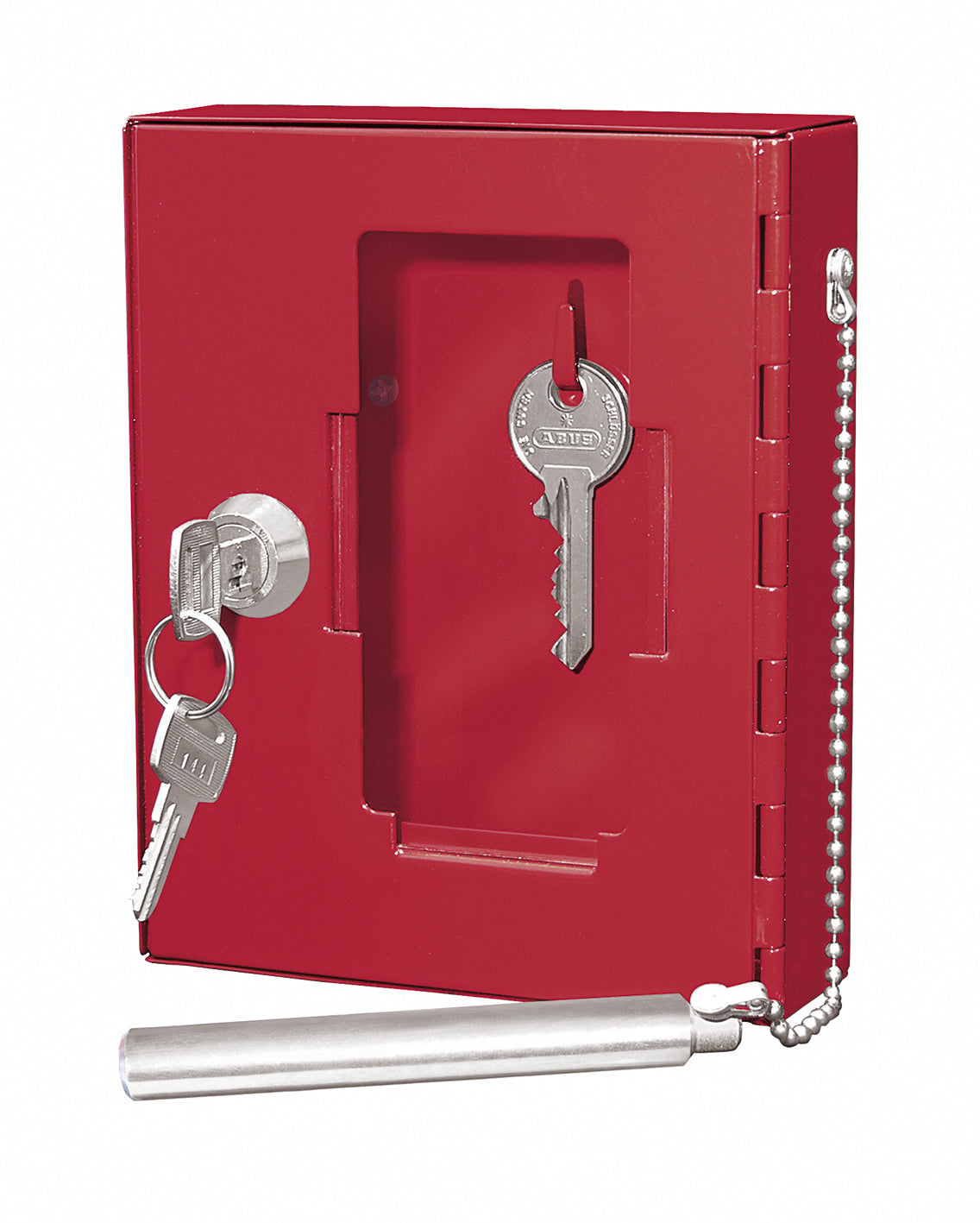 Wedo 102 50102X – Notschlüsselkasten, Rot, 120 × 40 × 150 mm