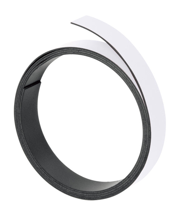 Franken Magnetband – 20 mm × 1 m, weiss, Polymer, selbstklebend