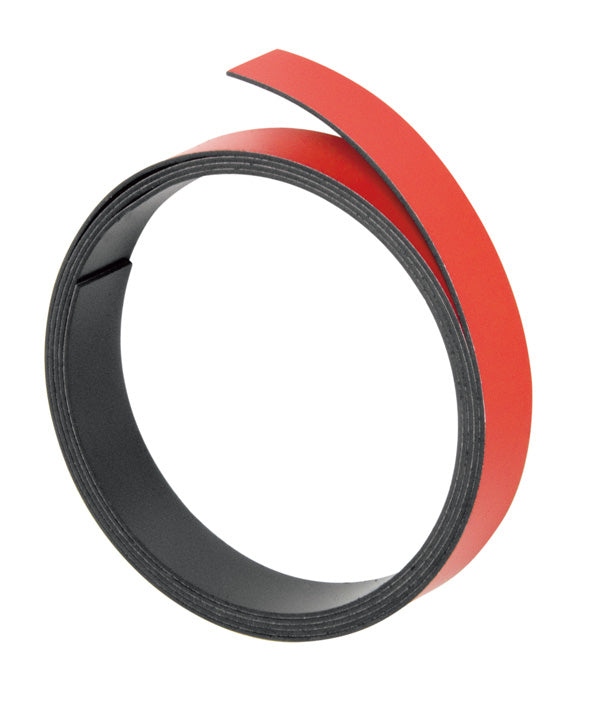 Franken Magnetband (selbstklebend) – 10 mm × 1 m, Rot