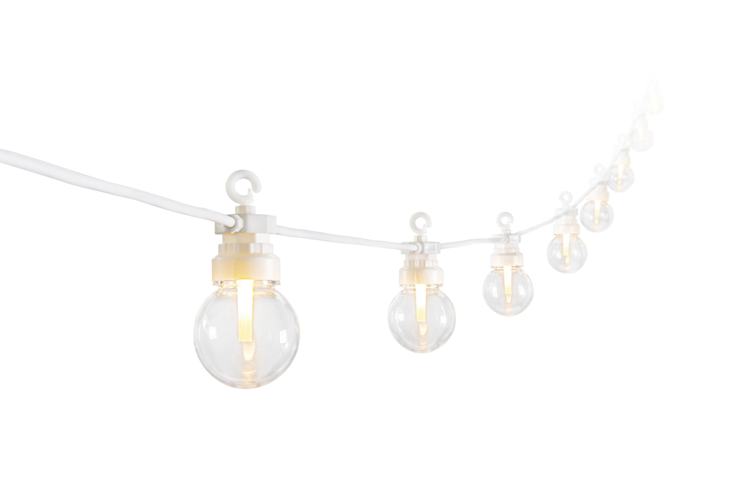 STT Lichterkette Nostalgic – 2,7 m – 10 LEDs – Warmweiss – Solarbetrieb – mit Dämmerungssensor