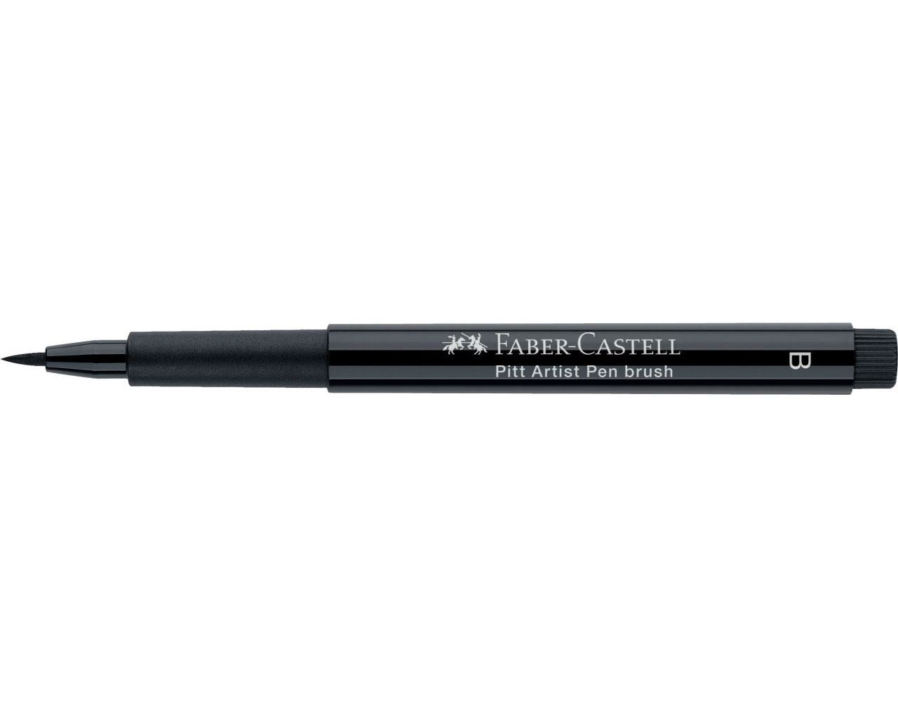 Faber-Castell Pitt Artist Pen Brush Pen – 2,5 mm, pigmentiert, wasserfest, schwarz