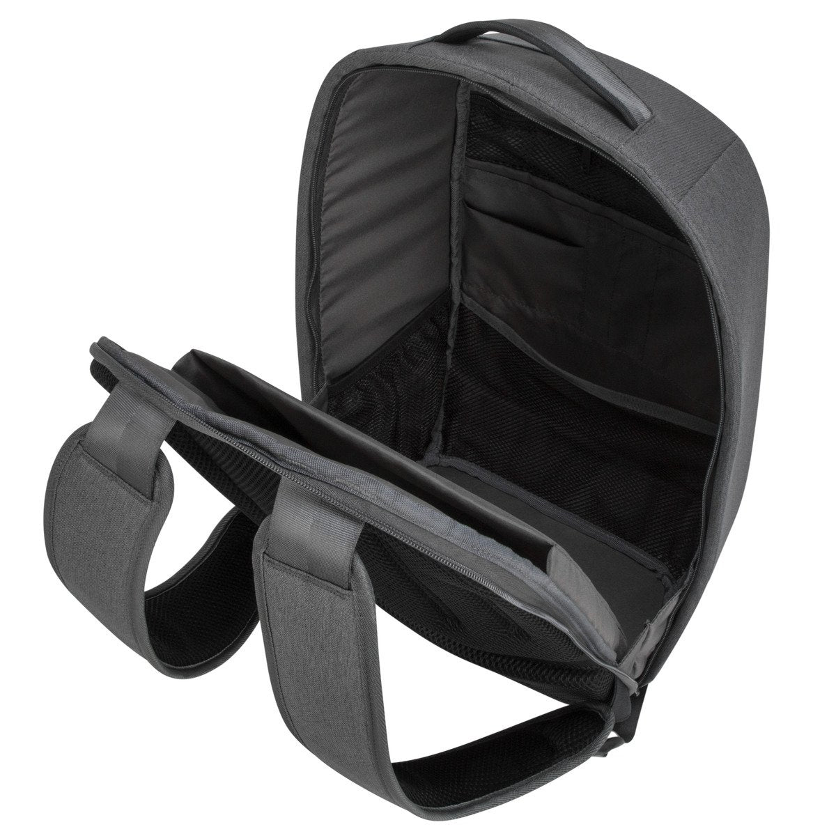 Targus Notebook-Rucksack bis 15,6" – 21 l, Schwarz/Grau