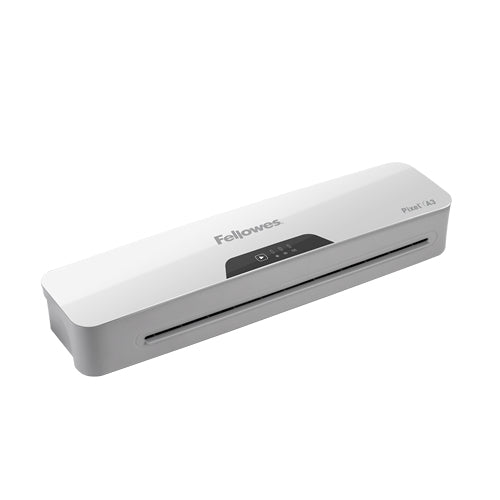 Fellowes PIXEL Laminiergerät A3 – 2-Rollen, 75–125 µm, Kaltlamination, Aufheizzeit 3 Min., Weiss