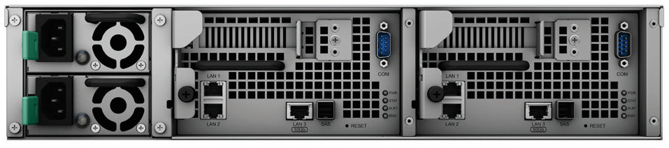 Synology SA3200D – 12-Bay Rack 2U NAS – Intel Xeon D-1521, 8 GB RAM, 10GbE, DSM, für 2,5"/3,5" HDD/SSD, SAS