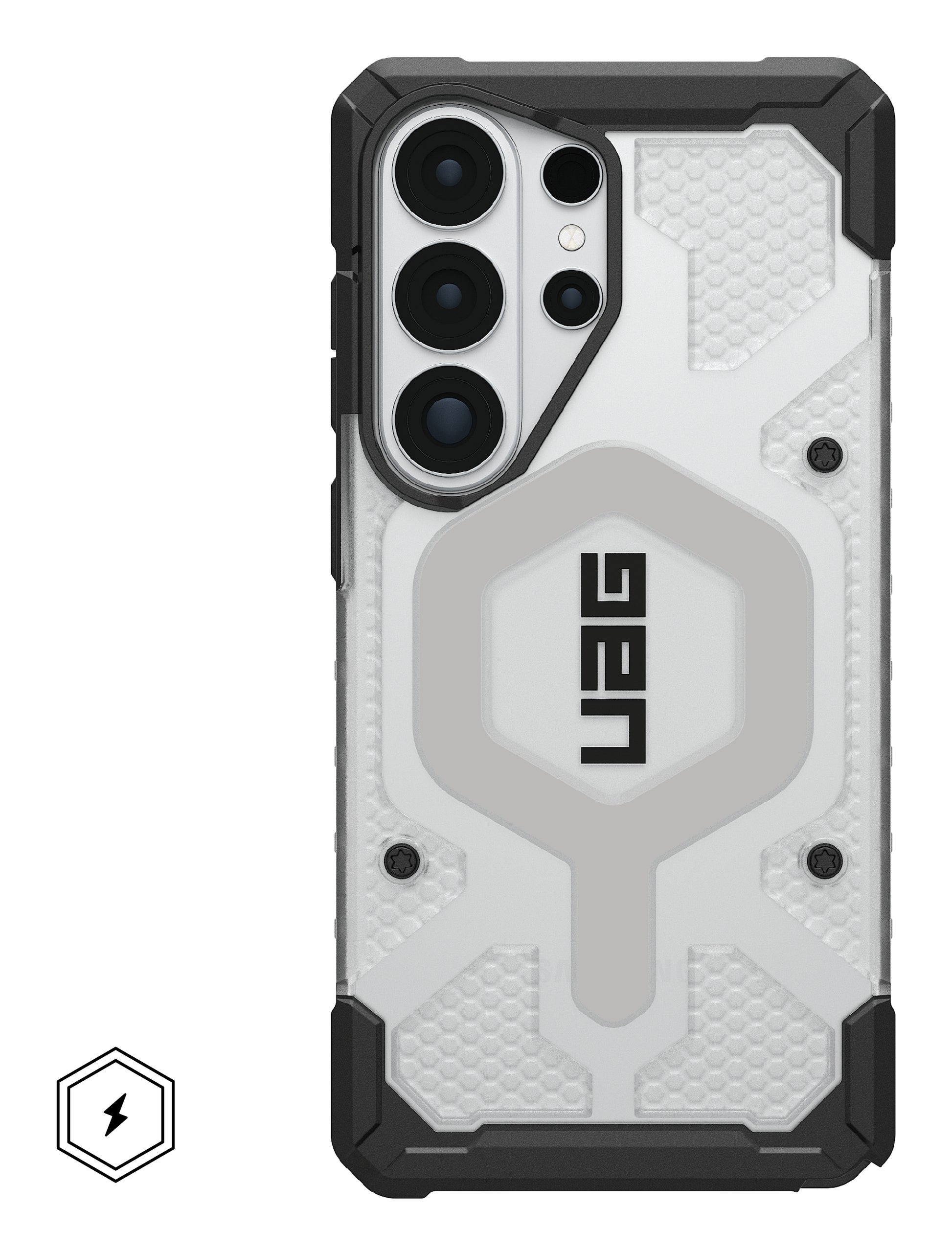 Urban Armor Gear UAG Pathfinder – Rückcover – für Samsung Galaxy Note 20 Ultra, MagSafe, PC, Silber