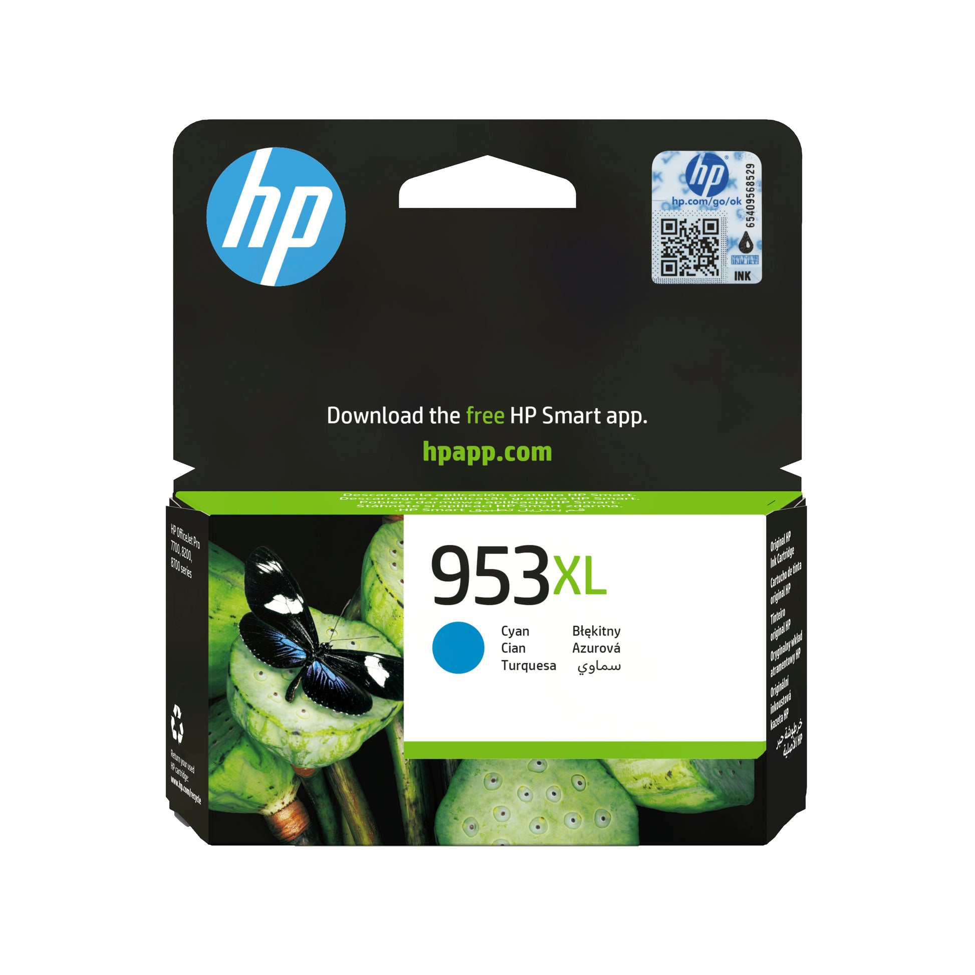 HP Tintenpatrone 953XL, Cyan, XL – für HP-Modelle und andere