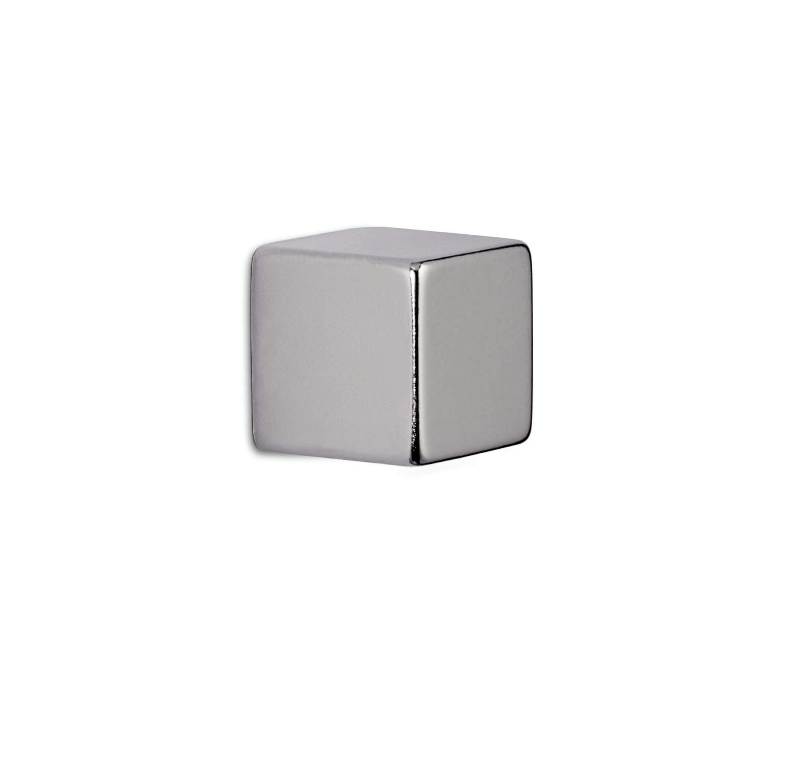 MAUL Magnetwürfel – 15 × 15 × 15 mm – 1 Stück, vernickelt, Neodym