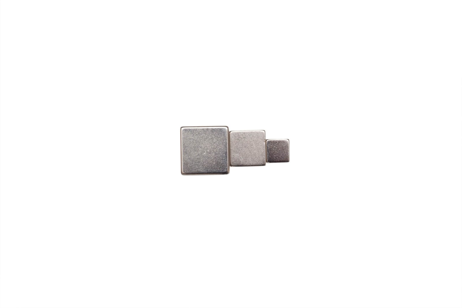 MAUL Magnetwürfel – 15 × 15 × 15 mm – 1 Stück, vernickelt, Neodym