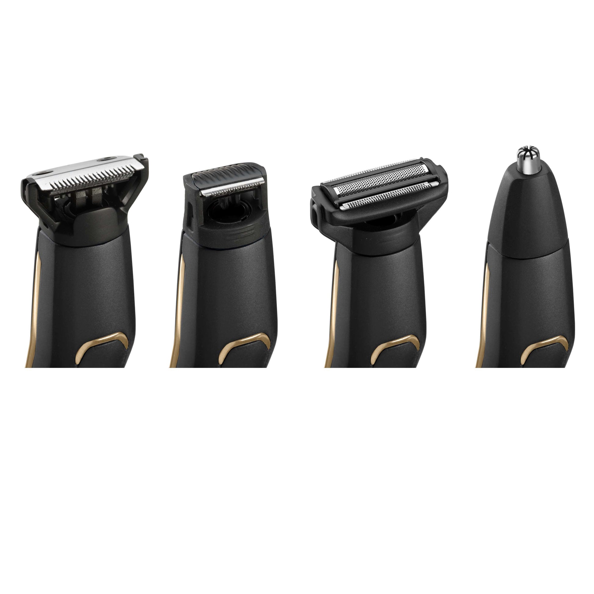BaByliss Multigroomer MT860E – 11-in-1, 70 Min Akkubetrieb, Nass/Trocken – Gold/Schwarz, Titanklingen
