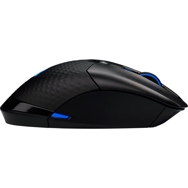 Corsair DARK CORE RGB PRO Gaming-Maus – kabellos, für Rechtshänder, programmierbar, RGB-Beleuchtung, schwarz