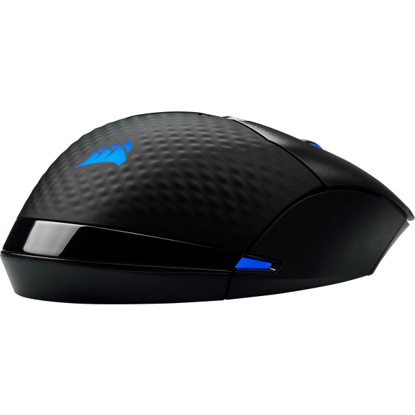 Corsair DARK CORE RGB PRO Gaming-Maus – kabellos, für Rechtshänder, programmierbar, RGB-Beleuchtung, schwarz