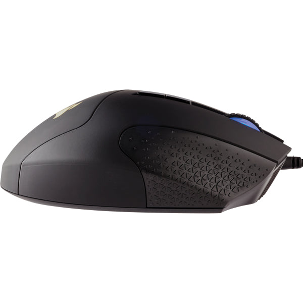 Corsair SCIMITAR RGB ELITE Gaming-Maus – kabelgebunden, 1'000 Hz, 17 Tasten, für Rechtshänder, schwarz