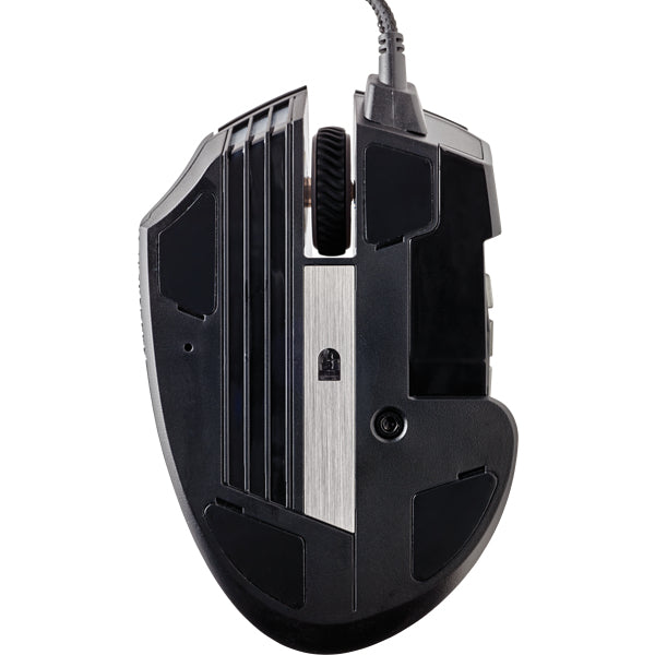 Corsair SCIMITAR RGB ELITE Gaming-Maus – kabelgebunden, 1'000 Hz, 17 Tasten, für Rechtshänder, schwarz