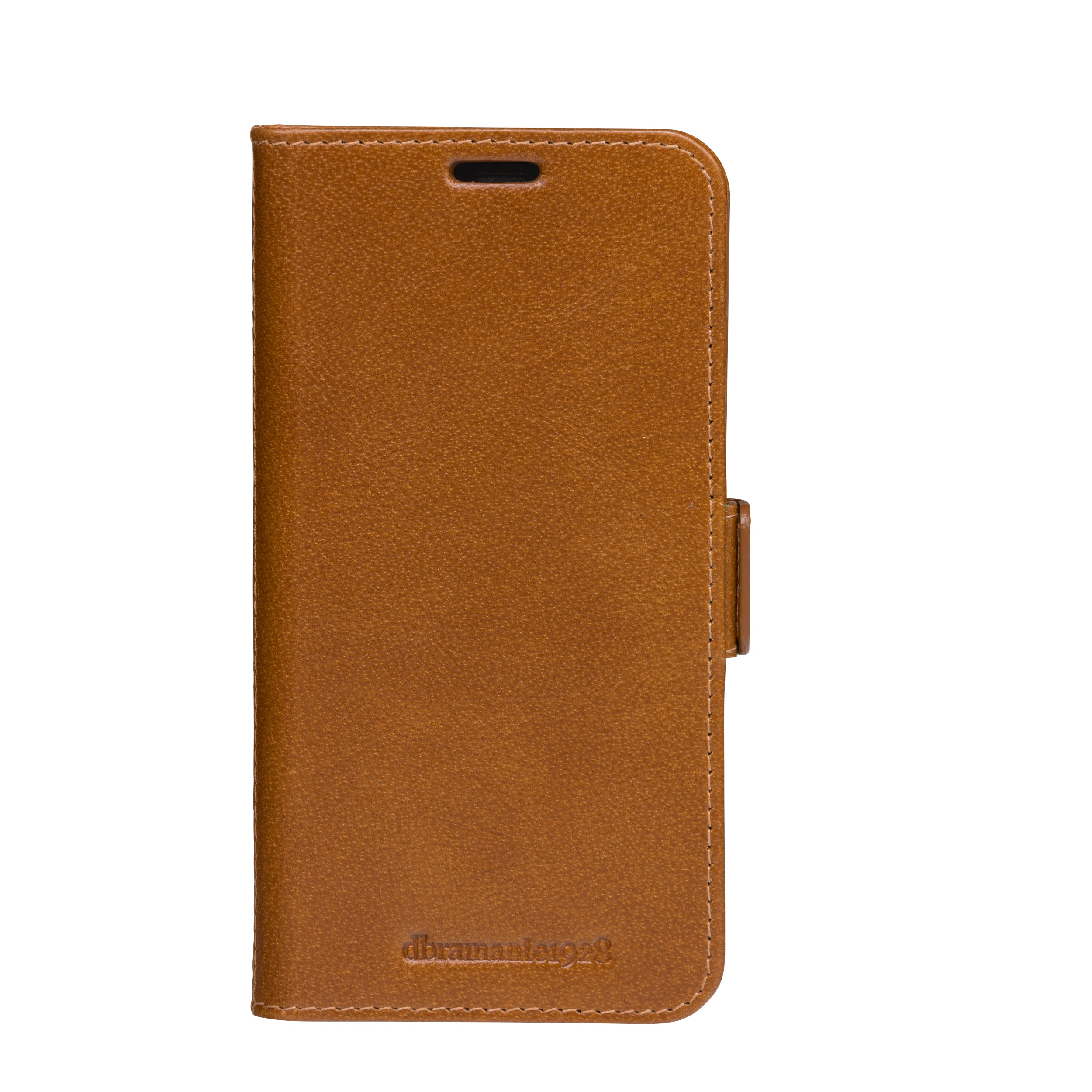 dbramante1928 Copenhagen Slim Wallethülle – für Apple iPhone 11, mit Ständer, mit Kartenfach, Leder, Beige