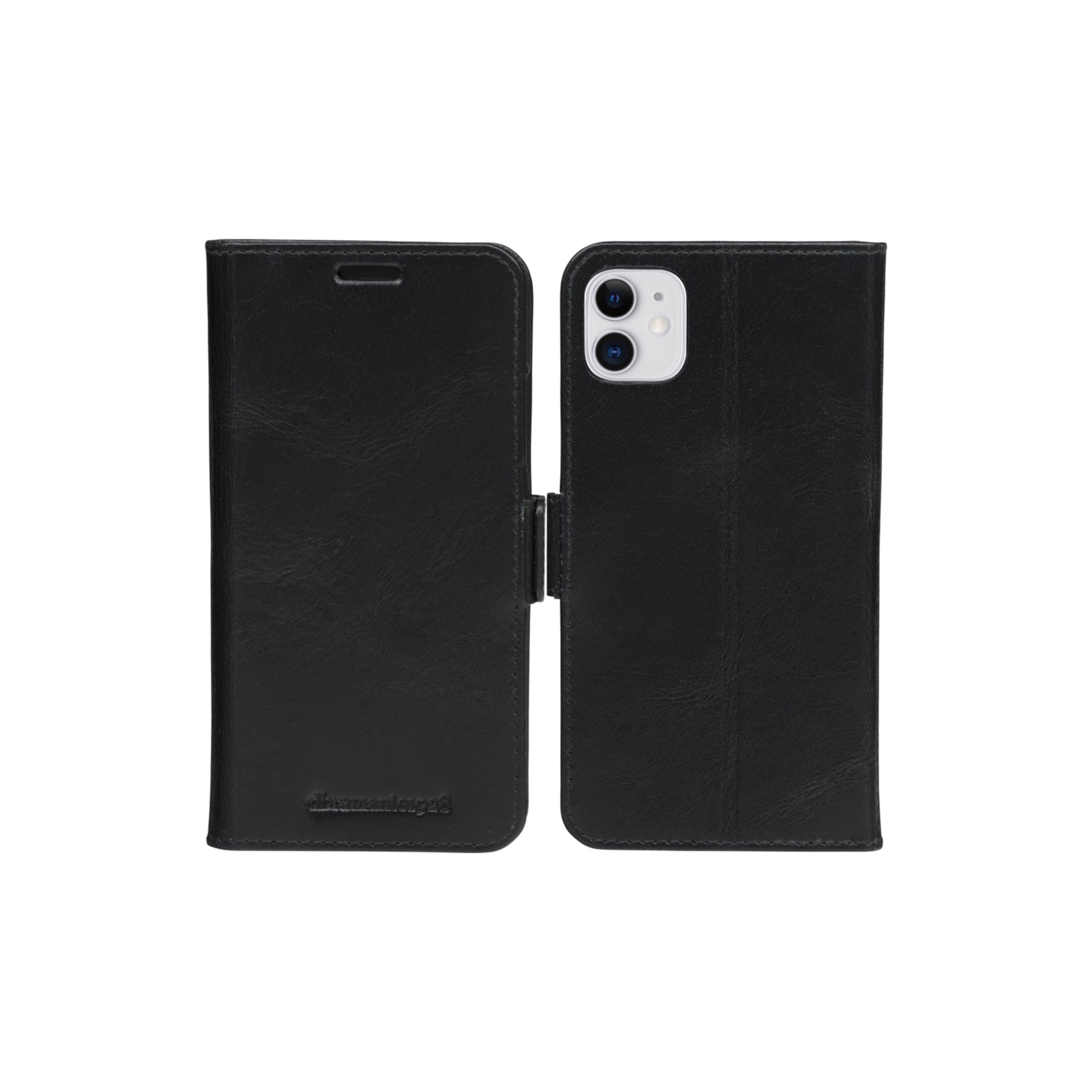 dbramante1928 Copenhagen Slim – Wallethülle – für Apple iPhone 11, mit Kartenfach, Leder, Schwarz