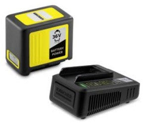 Kärcher Akku- & Ladegerät-Set 36 V 5 Ah (180 Wh) – 1 Akku, 1 Ladegerät – für Kärcher