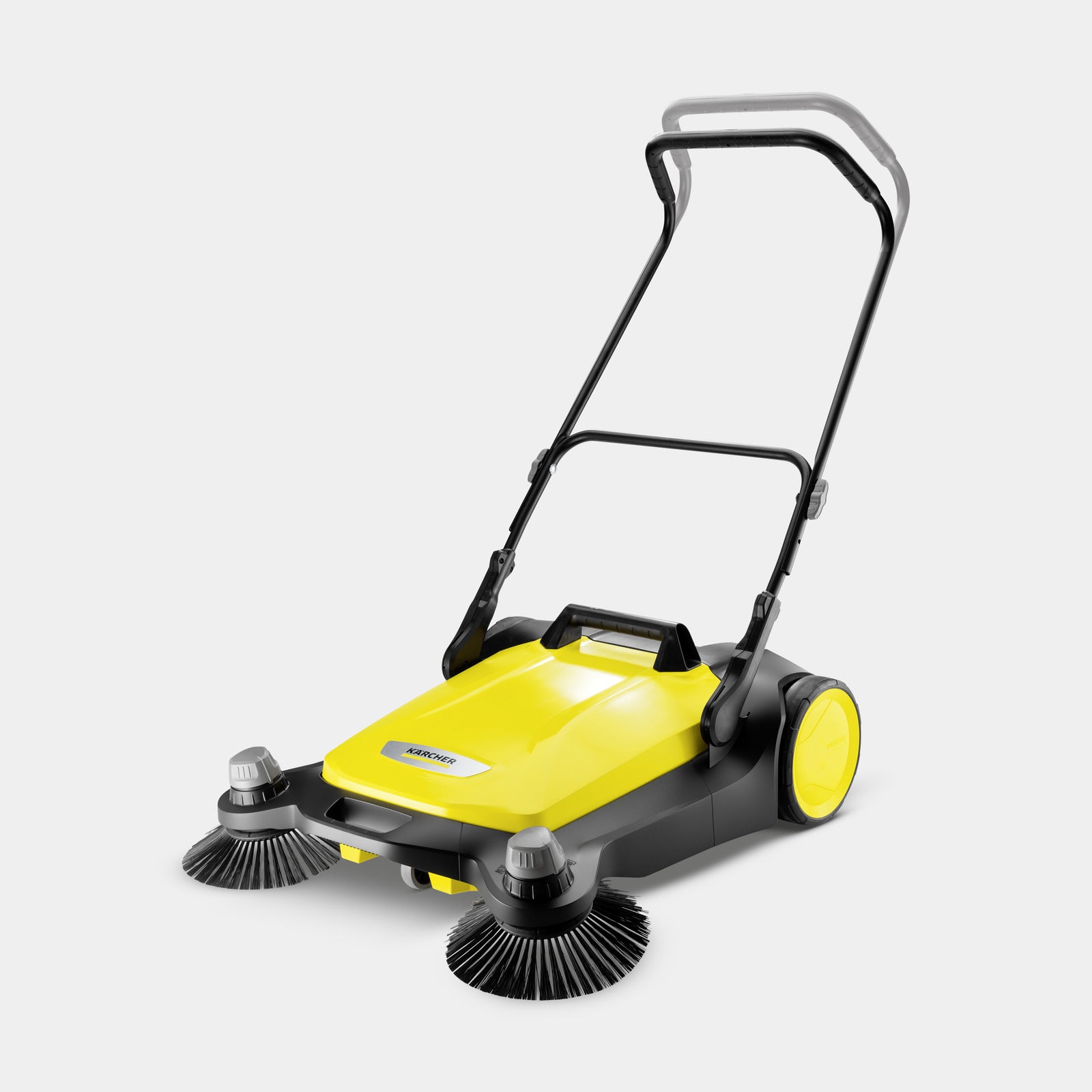 Kärcher Kehrmaschine S 6 Twin – 86 cm Arbeitsbreite, manuell, 38 l Auffangbehälter, gelb