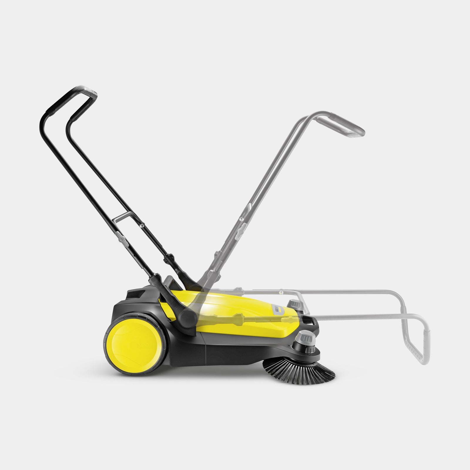 Kärcher Kehrmaschine S 6 Twin – 86 cm Arbeitsbreite, manuell, 38 l Auffangbehälter, gelb