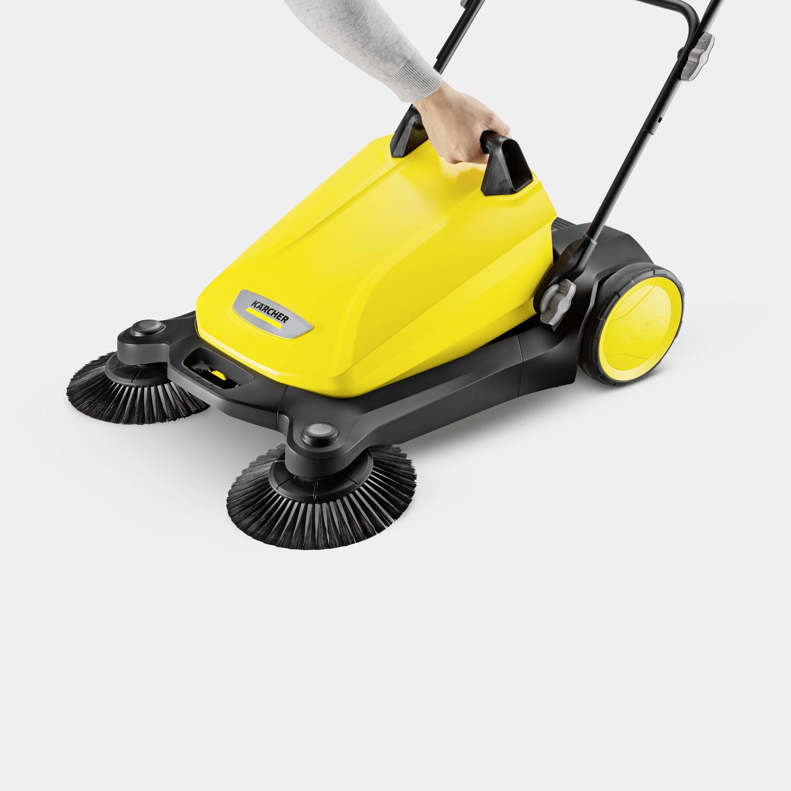 Kärcher Kehrmaschine S 4 – 51 cm, manuell, 20 l, gelb/schwarz