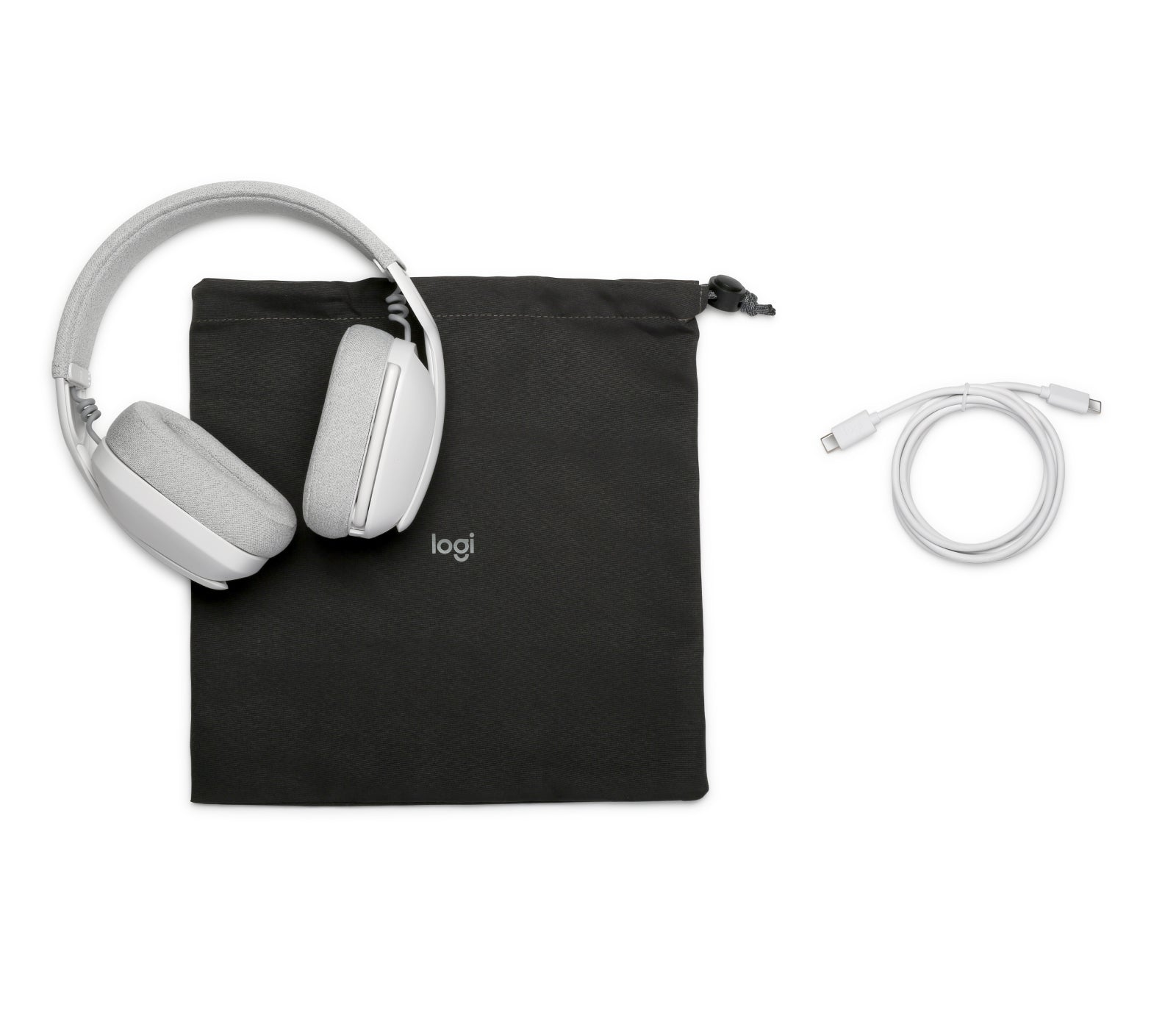 Logitech Zone Vibe 100 – Kopfhörer – Off-white