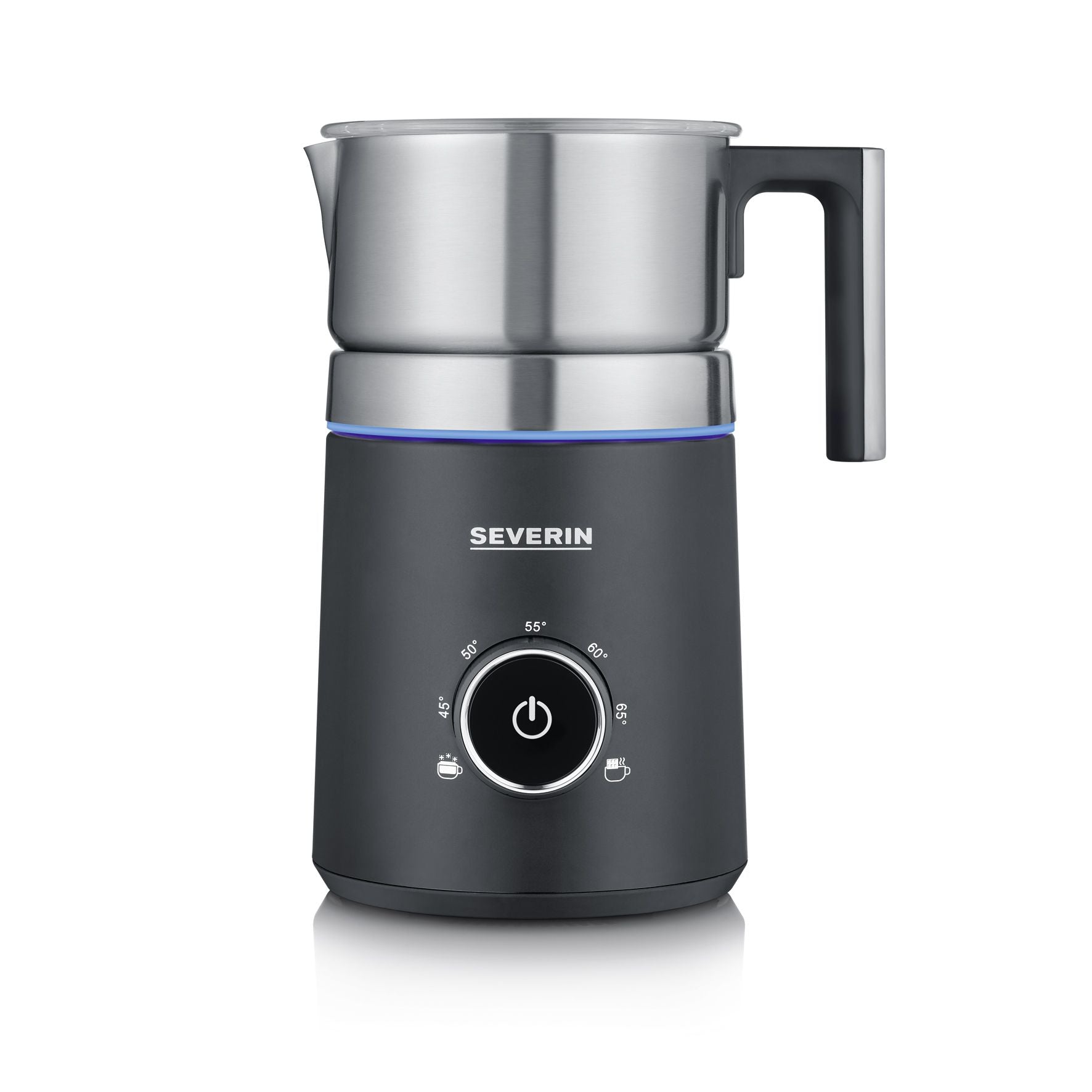 Severin Milchaufschäumer SM3586 – 700 ml, 500 W, spülmaschinenfest – schwarz/edelstahl