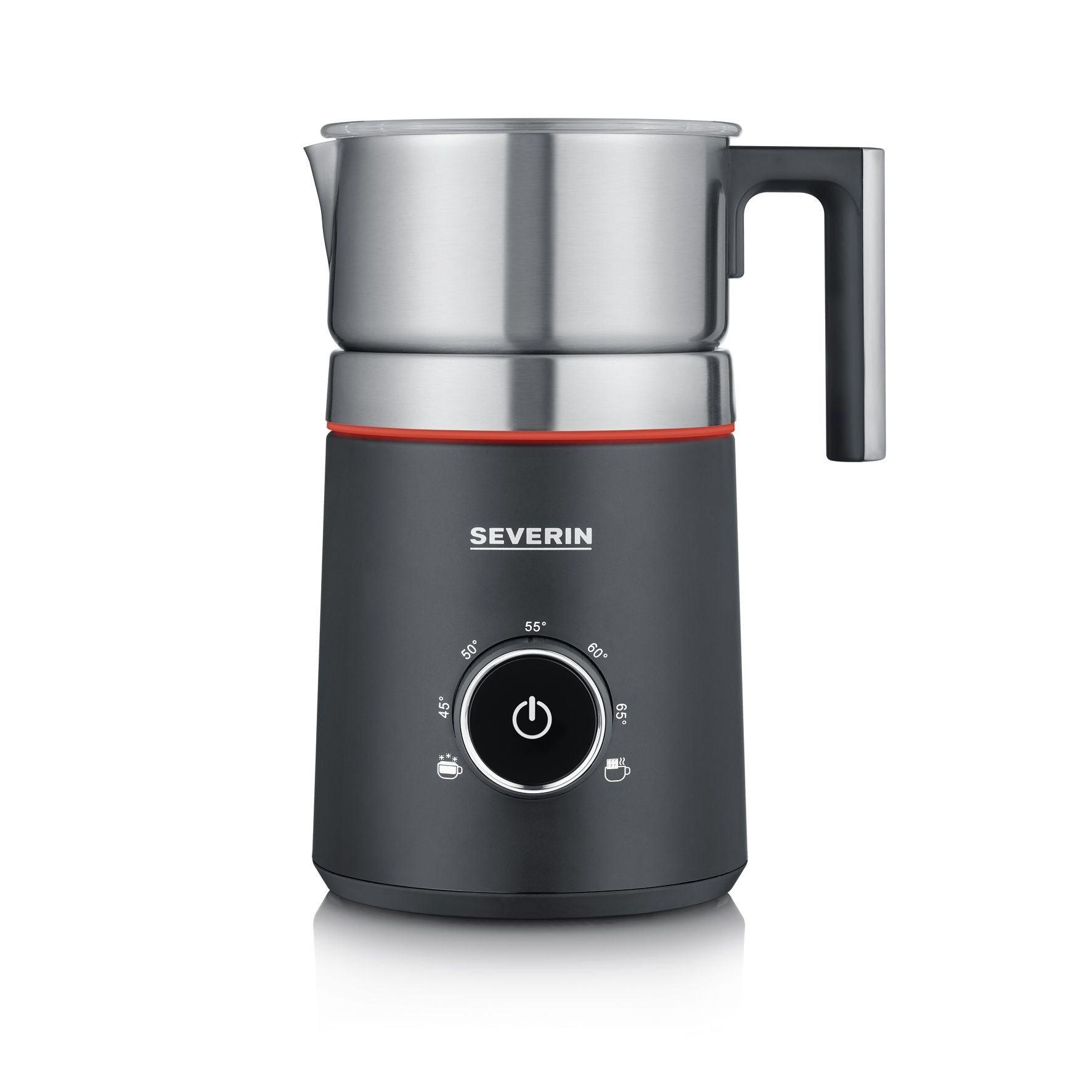 Severin Milchaufschäumer SM3586 – 700 ml, 500 W, spülmaschinenfest – schwarz/edelstahl