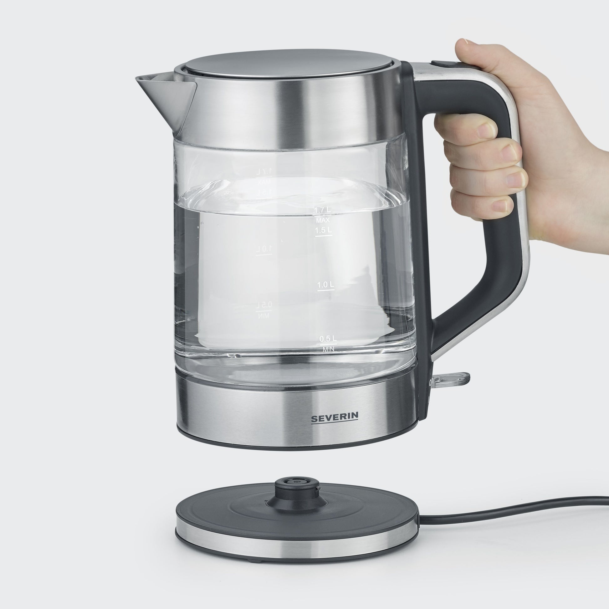 Severin Wasserkocher – 1,7 l, Glas