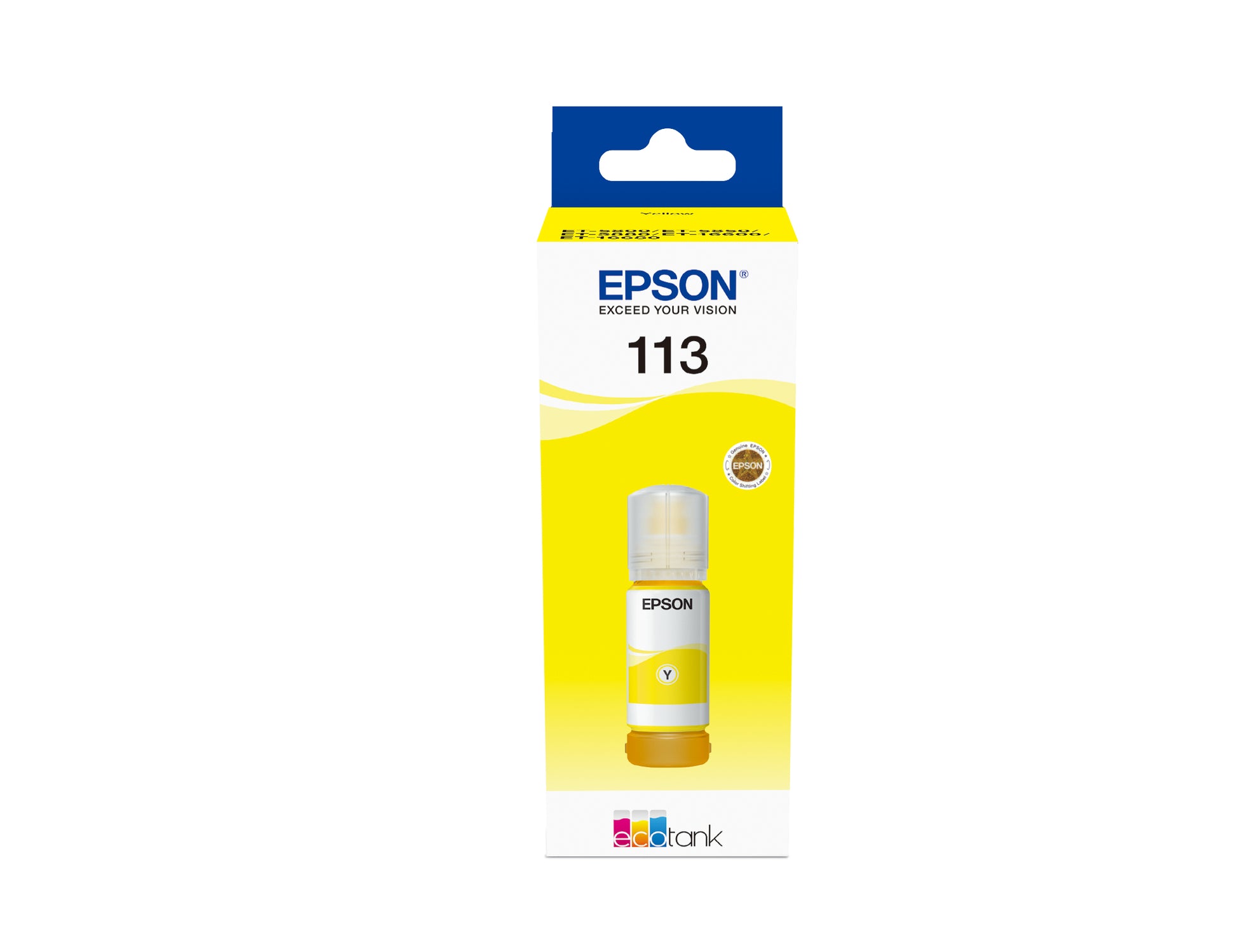 Epson Tintenpatrone 113, Gelb – für Inkjetdrucker/Multifunktionsgeräte