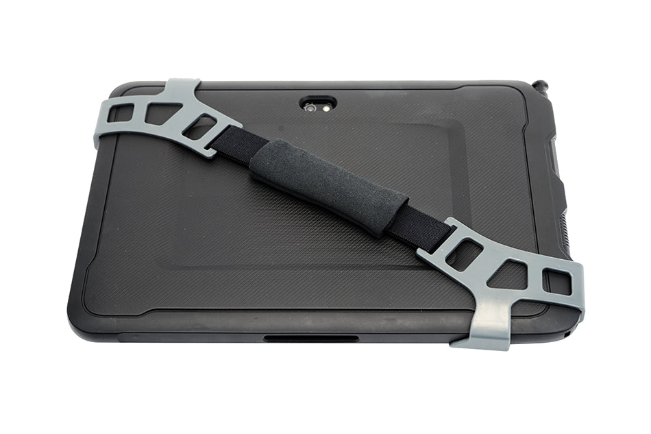 Gamber-Johnson Dreh-Handschlaufe für Samsung Galaxy Tab Active Pro – Schwarz/Edelstahl